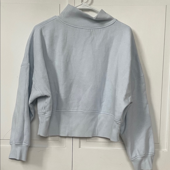 Wild Fable Light Blue Mock Neck Sweatshirt | Size L - Picture 6 of 6